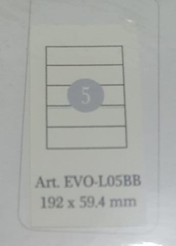 Etichete autocolante biblioraft 5 cm 200 buc/set