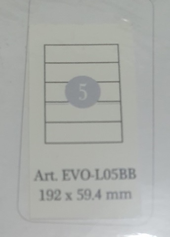 Etichete autocolante biblioraft 5 cm 25/set