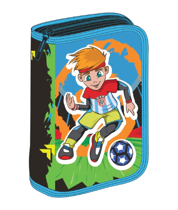 Penar echipat Schoolfriendly 1fermoar 2extensii 31piese Baiat Fotbal