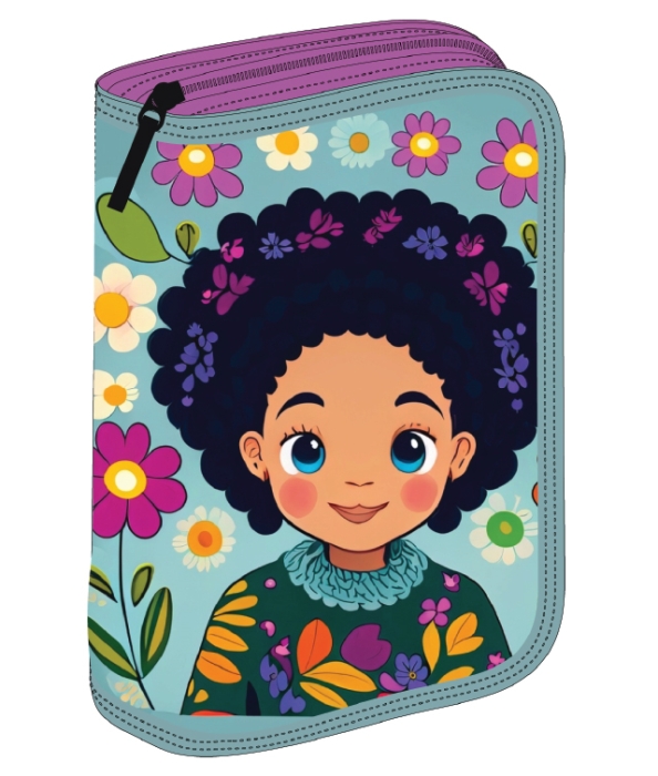 Penar echipat Schoolfriendly 1fermoar 2extensii 31piese Fetita Coafata