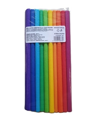 Hartie creponata 10/set KOH I Noor 25x200 cm