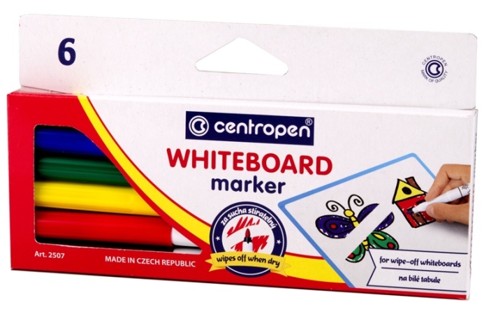 Marker whiteboard Centropen 6/set-2507