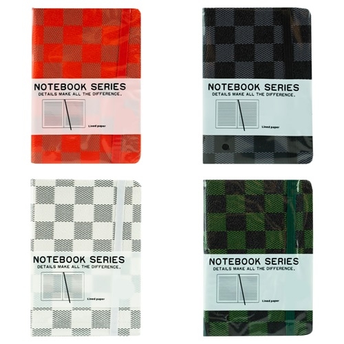 Notes A5 PU, cu elastic, 80 file, Carouri