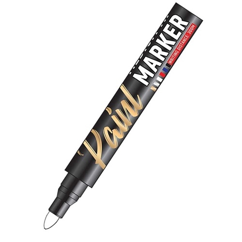 Marker permanent cu vopsea alba, varf 2/3mm OFFISHOP