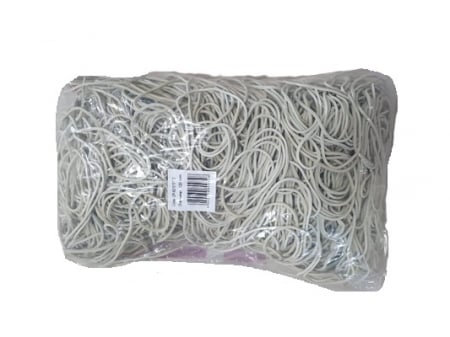 Elastice pentru bani diametru 120 mm 1 KG OPTIMA ALB 1.5MM   OP601015120