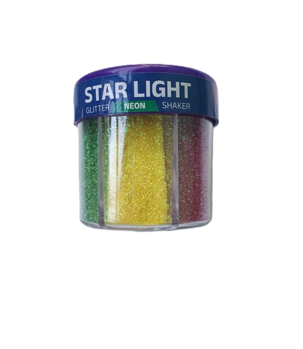 Sclipici pudra colorata 6 culori/set metalizate