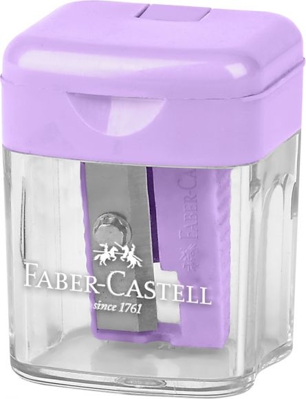 Ascutitoare Faber container simpla pastel FC182801
