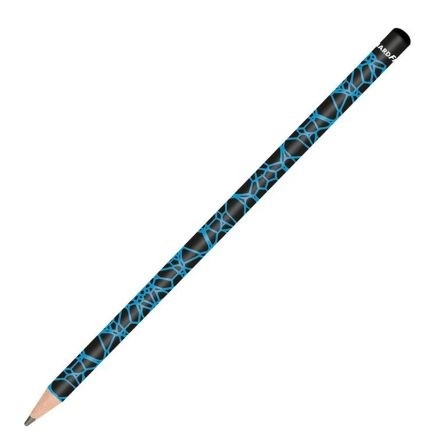 Creion Faber fara guma negru neon