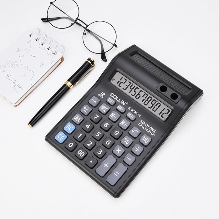 Calculator 2 Fete KADIO KD 8122TX, 20x14cm
