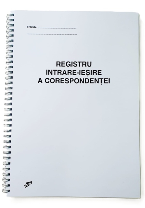 Registru Intrare Iesire Corespondenta A4 spiralat