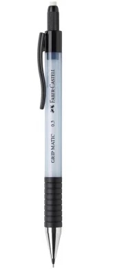 Creion mecanic Grip-Matic Faber-Castell negru 07 bleu