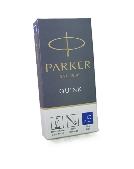 Rezerva cerneala Parker albastra 5/cutie