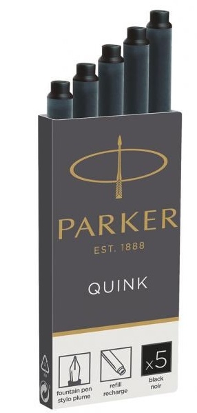 Rezerva cerneala Parker neagra 5/cutie