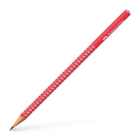 Creion Faber Castell Sparkle fara guma B Rosu