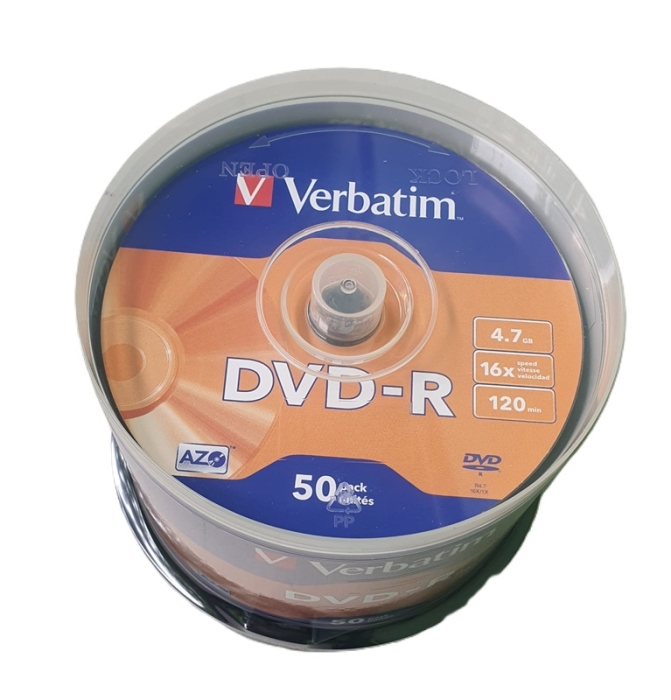 DVD Verbatim 16X -R individual