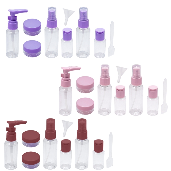 Recipiente plastic pentru calatorie, 7 buc/set
