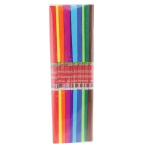 Hârtie creponată asortată 50 cm x 200 cm DACO